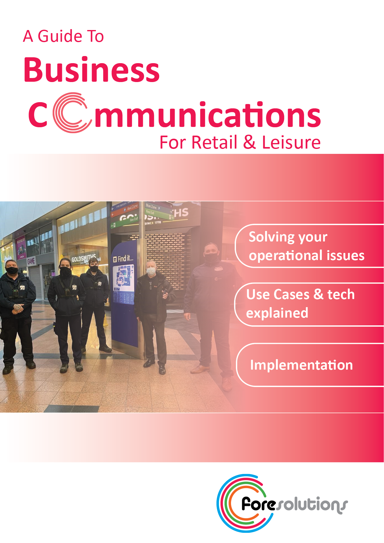 Foresolutions Business Communications for Retail and Leisure Guide Cover